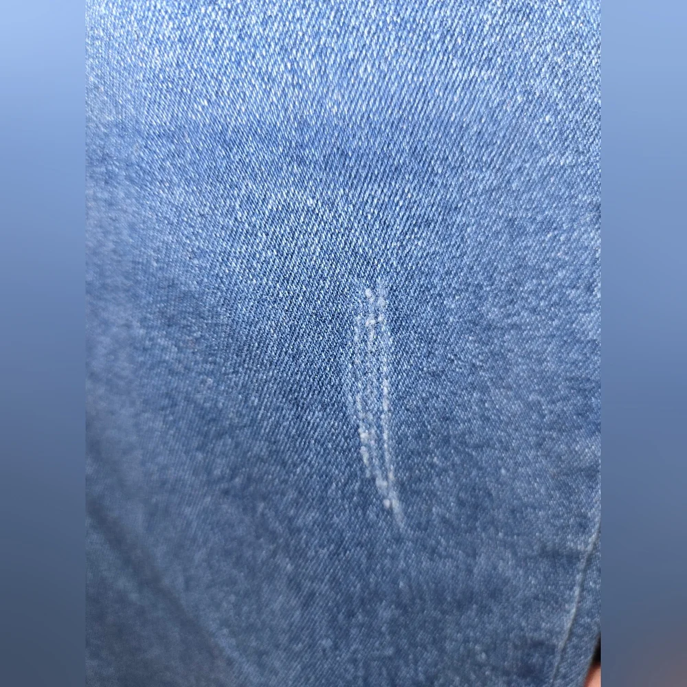 Women's Juniors Thread And Others Distressed Raw Hem Jeans Pants Size 13/31 - Picture 11 of 15